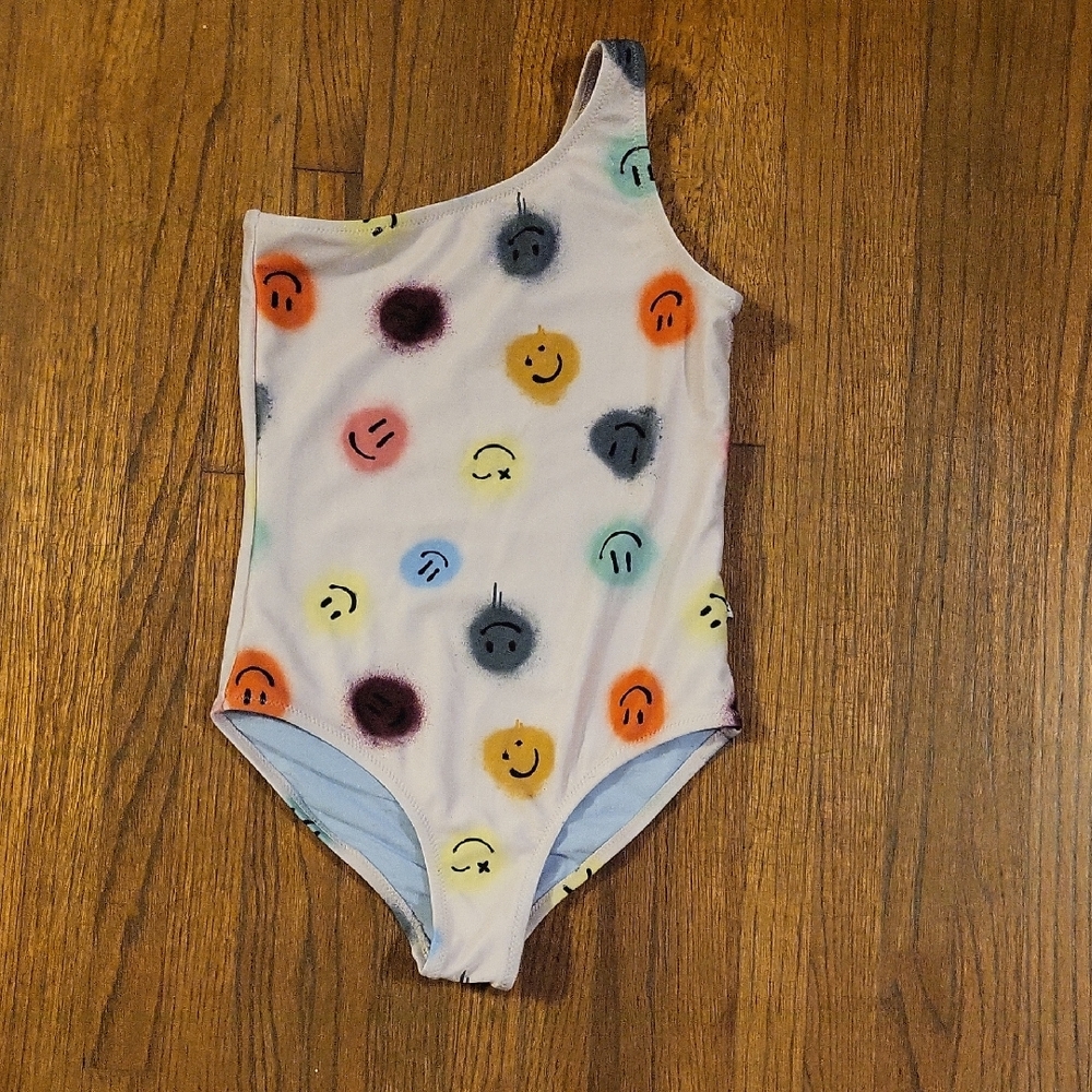 Molo Light Blue Recycled Fabric Swimsuit